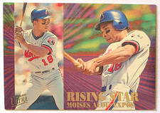 1995 Fleer Ultra Rising Star Moises Alou #1 Montreal Expos