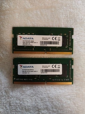 ADATA SO-DIMM 8 GB (2x4GB) DDR4-2400 Arbeitsspeicher, Schwarz