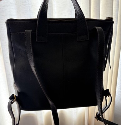 FOSSIL Hunter Black Pebble Leather Backpack #SHB2695001 | eBay