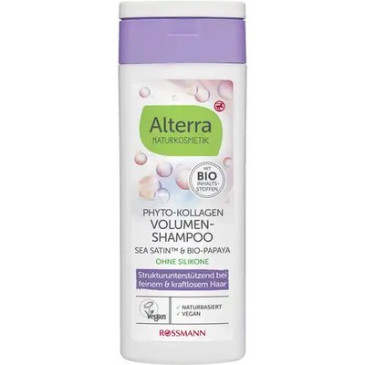 Alterra NATURKOSMETIK Phyto-Kollagen Volumen-Shampoo, Vegan, 200 ml, neu&ovp