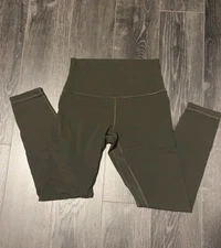 Lululemon Align Leggings - Olive - Size 6