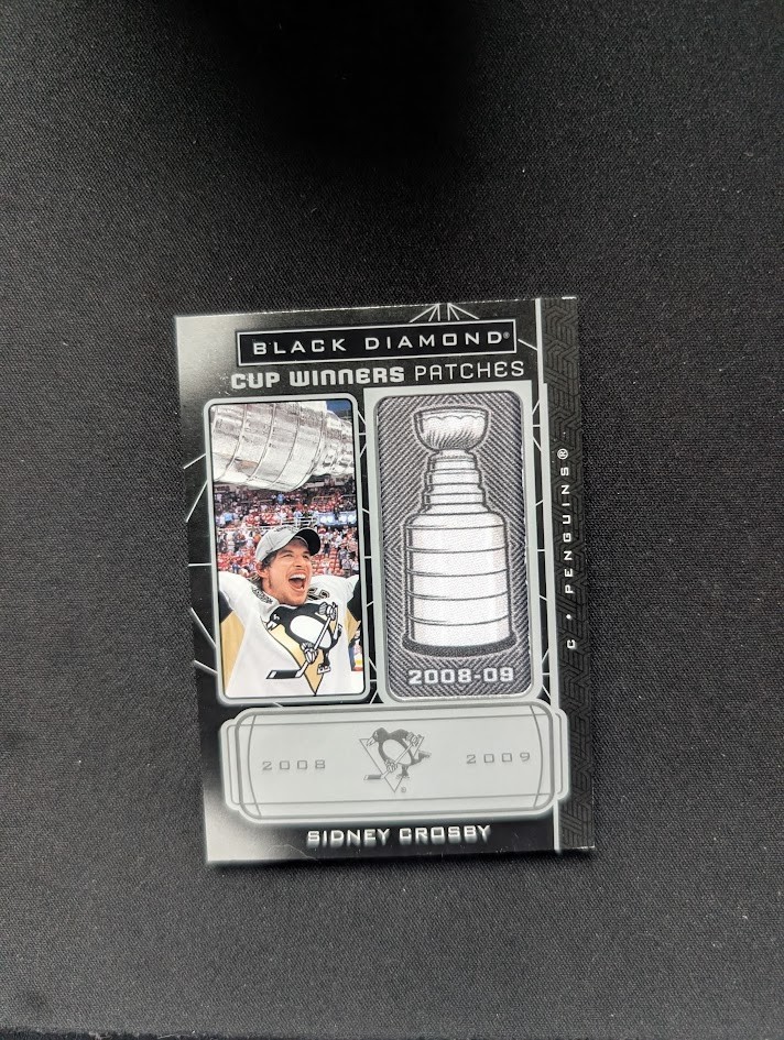 Sidney Crosby #CW-SC Hockey Cards 2021 Upper Deck Black Diamond Cup Winners trading card — raw and PSA graded price guide