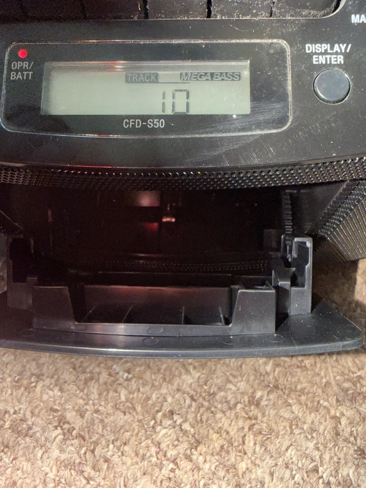 Sony CFD-S50 CD Radio Cassette-Corder Boombox FM AM AUX - Image 4 of 4