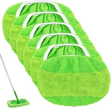 Reusable Dry Sweeping Cloths Microfiber Wet Mop Pads for Swiffer 6 Pack 