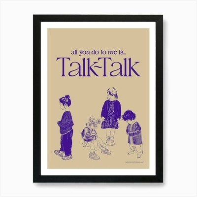 NS0001022092024AC Talk Kunstdruck gerahmt Wandbild Poster Leinwanddruck Bild