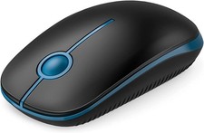 Slim wireless computer mouse.