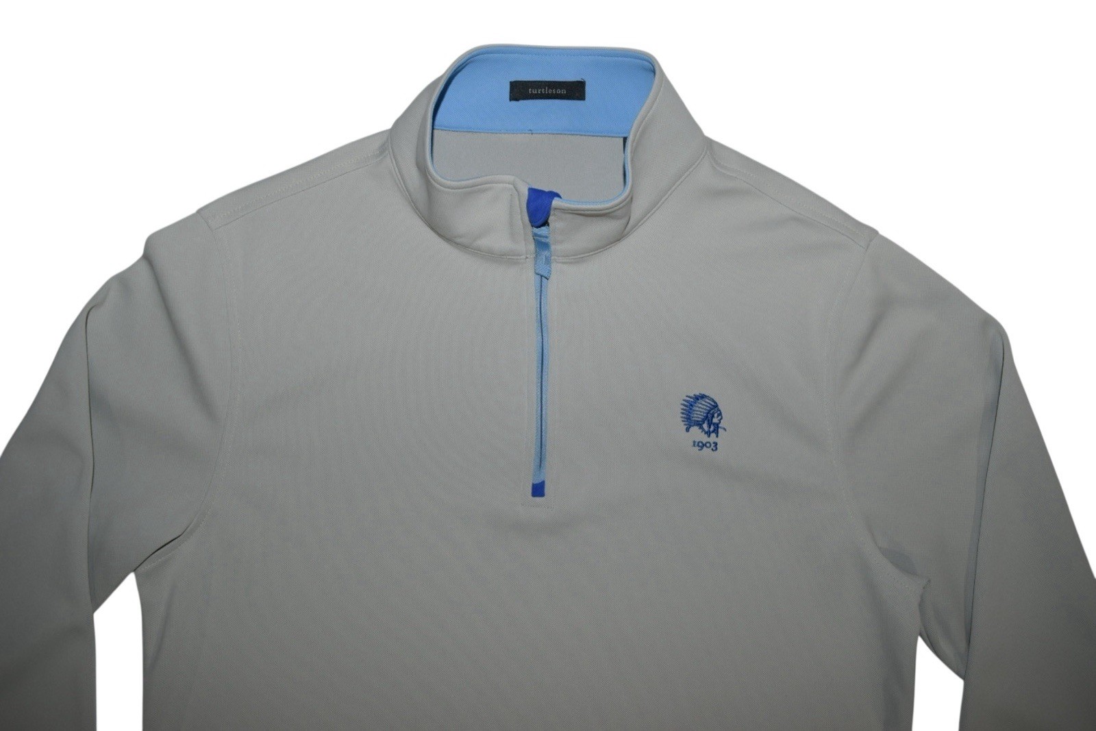 Turtleson Quarter Zip Pullover Small Gray Algonqu… - image 4