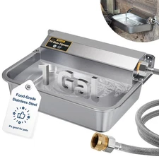 1Gal/3.8L Automatic Water Dispenser for Dogs, Patented Automatic Dog Waterer ...