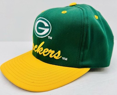 Vintage Logo 7 Green Bay Packers NFL Snapback Hat Cap Green  display picture 1