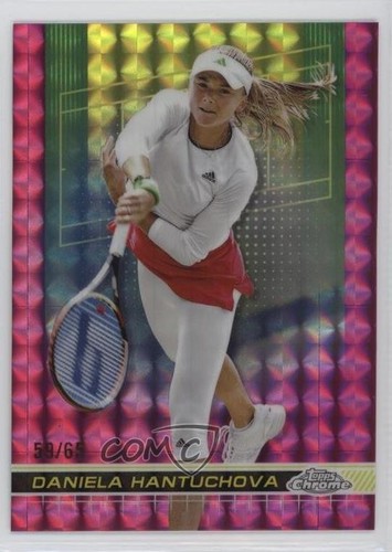 2024 Topps Chrome Pink Geometric Refractor 59/65 Daniela Hantuchova #173
