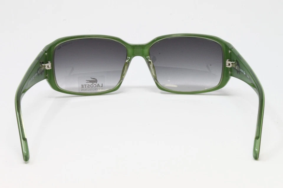 Солнцезащитные очки унисекс Lacoste LA12615-GR черные на зеленых 58 мм прямоугольные пластиковые - Изображение 4 из 4