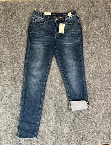 Judy Blue Womens Jeans  Skinny Fit High waist Dark Blue Size 13/31 NWT