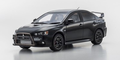Kyosho 1/18 Mitsubishi Lancer Evolution Final Edition Black Limited Edition RARE