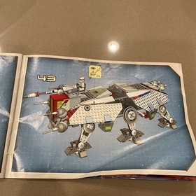 LEGO Star Wars: AT-TE (4482) Incomplete Parts Lot As Is Vintage NO FIGS