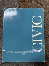 1992 Honda Civic Electrical Troubleshooting Manual P/N 61SR300-EL