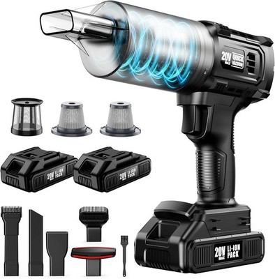 Handheld Vacuum Cleaner Cordless- 35000PA Strong Suction for Car & Home, Car Vac