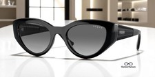 VOGUE VO5566S W44 11 Black Gradient Grey 52 mm Women's Sunglasses
