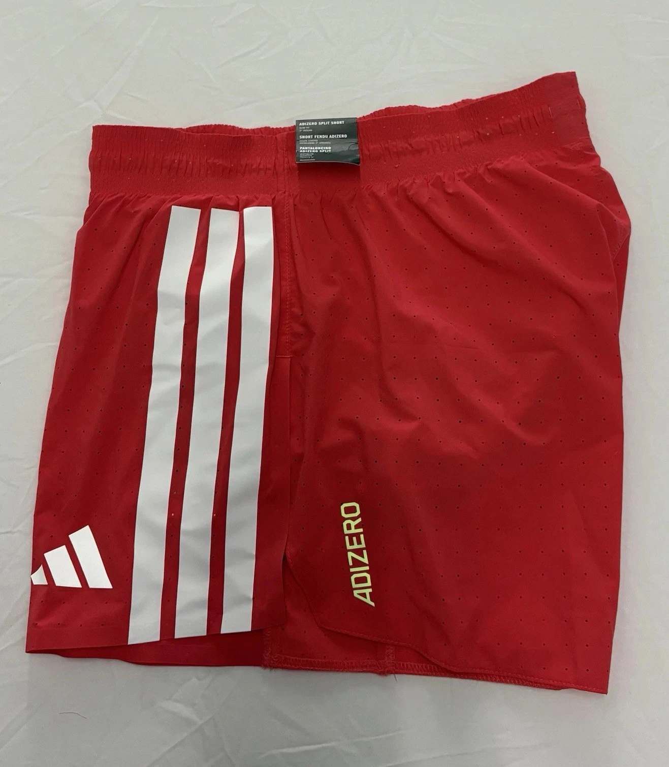 Adidas Adizero Split 3" Brief Lined Running Shorts Size X-Large