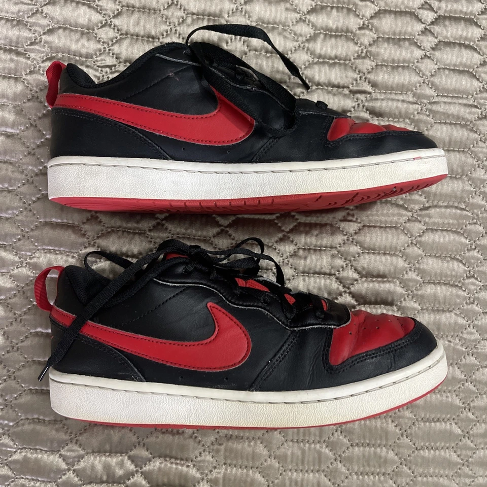 Nike Dunk Low Juvenil Talla 7Y. Negro/Rojo. Buen estado Foto 3 de 4