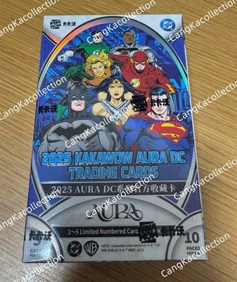 2025 Kakawow AURA DC Collection Trading Cards Sealed Booster Box In Stock