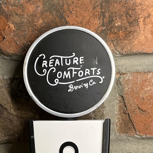 Creature Comforts Brewing Athens Georgia Black And White Beer Tap Handle - Picture 5 of 12