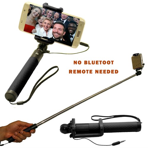 MONOPOD WIRED SELFIE STICK 3.5MM APPLE PHONES AND SAMSUNG PHONES - Picture 9 of 11