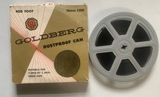 NOS VINTAGE GOLDBERG REFLEX 1600 FOOT 16 MM Dustproof Reel Box