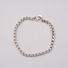Tiffany & Co. Venetian Bracelet Silver 925 Unisex B-Condition Link Design