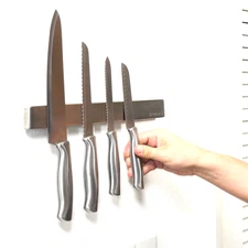 Magnetic Knife Holder Wall Mount 10in | Kitchen Utensil Tool Rack