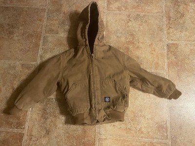 Polar King Kids S Chore Canvas Coat Brown Hood