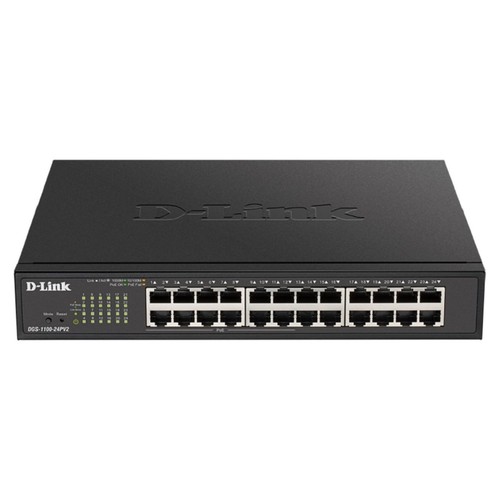 D-Link 24-Port Gigabit Smart Managed PoE+ Switch | 12 PoE+ Ports (100W) |L2|V...