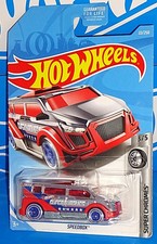 Hot Wheels 2019 Super Chromes Series #22 Speedbox Chrome w/ 5SPs