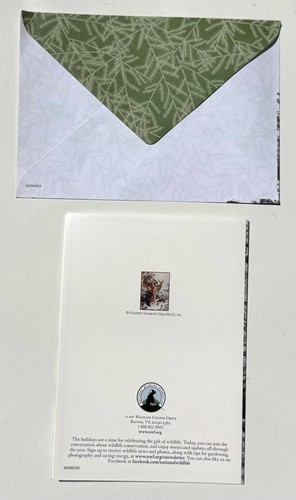 12-Ct Christmas Cards w/ Envelopes & Stickers, Peace and Happiness, Trees, Dogs - Picture 18 of 19