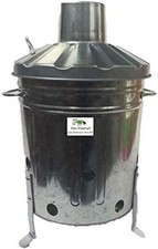 Heavy-Duty Galvanised Garden Incinerator Bins – Made in UK, Multiple Sizes