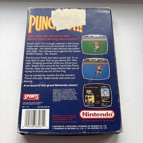 Punch-Out - Nintendo NES - Classic Series Complete CIB Manual /Inserts 100% CIB