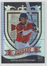 2021 Panini Chronicles Crusade Hyper Prizm /299 Geraldo Perdomo #8 0m4q