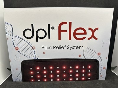 DPL Flex Pad Pain Relief System Red Infrared LED Light Therapy Opened Box
