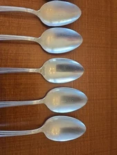 8 Wm Rogers Mfg. Co. AA IS Jubilee Silverplate Spoons/Tablespoons Soup Spoons