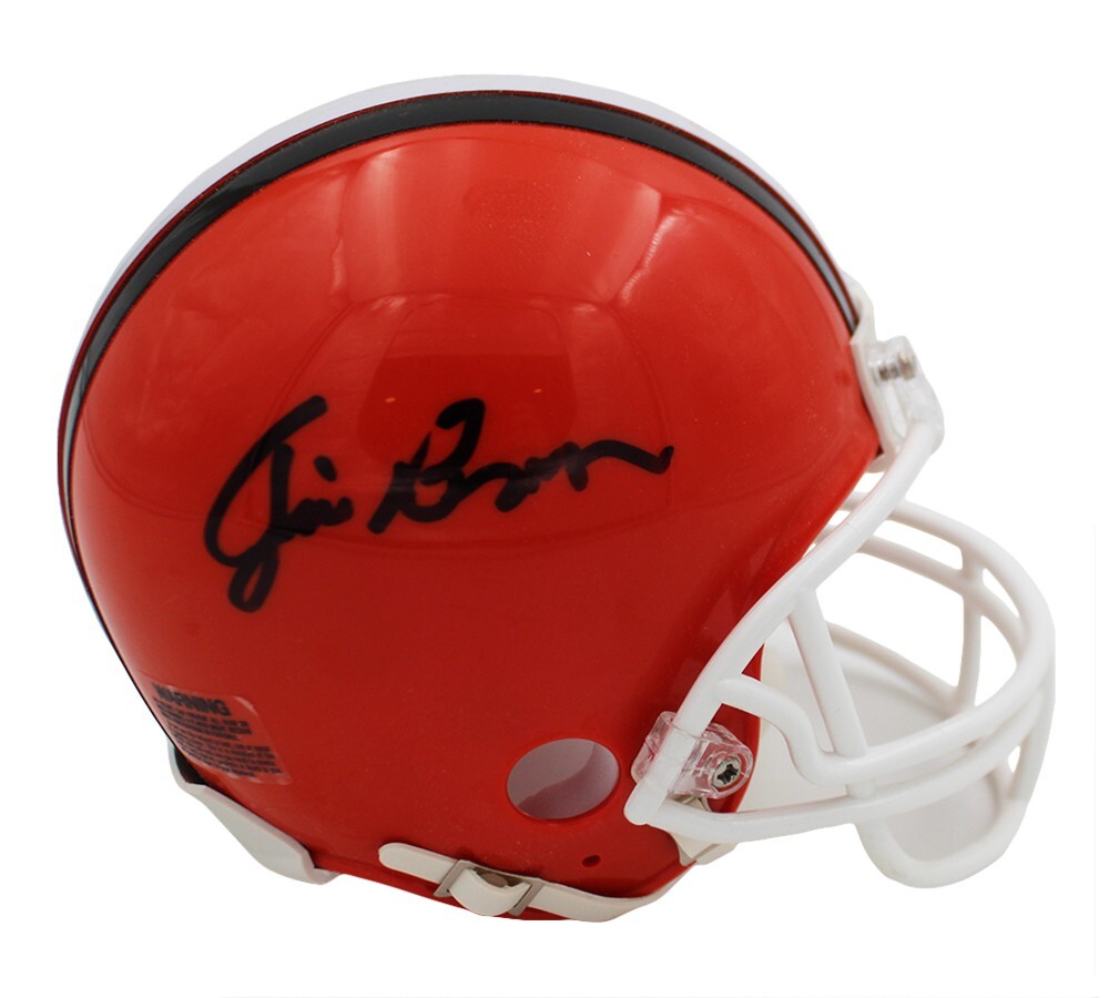 Jim Brown Autographed Signed Cleveland Browns VSR4 NFL Mini Helmet 