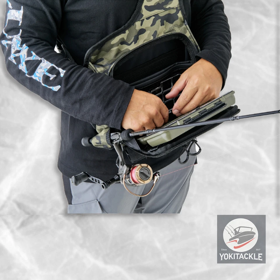 Bolsa de pesca de hombro ligero Gamakatsu 2.0 LE322 - Almacenamiento compacto de aparejos Foto 2 de 4