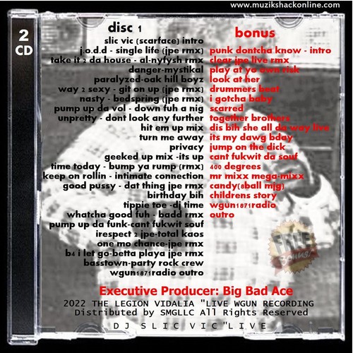 SLIC VIC - AUBBREY STACKZ GOON DAY "LIVE" (GRADUATION BASH) BONUS DISC - Bild 2 von 3