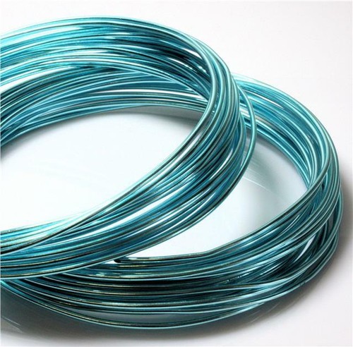 ALUMINIUM JEWELLERY CRAFT WIRE 0.8mm 1mm 1.5mm 2mm 20 COLOUR CHOICE 10mtrs - 6mt - Picture 4 of 23