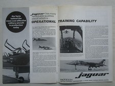 1972-73 PUB DASSAULT BREGUET BRITISH AIRCRAFT SEPECAT JAGUAR JAG23 ORIGINAL AD