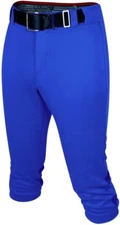 Exxact Sports Softball Pants for Women with Snap & Zipper, 4-Way Stretch Fabric