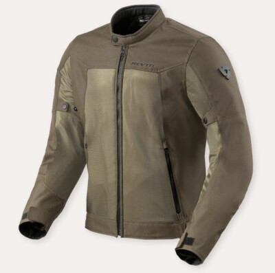 REVIT REV'IT ECLIPSE 2 TARMAC ASPHALT MOTORCYCLE SUMMER PERFORATED JACKET SIZE L