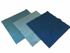 NEW 3 Pack Blue Microfiber Cleaning Clothes Eyeglasses Electronic Cameras