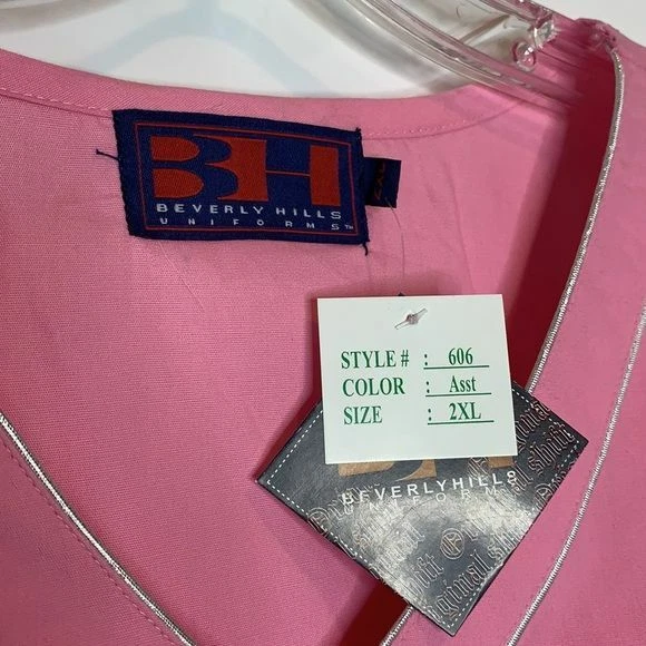 Nuevo con etiquetas Exfoliantes Uniformes Beverly Hills 2X TALLA EXTRA Foto 2 de 4