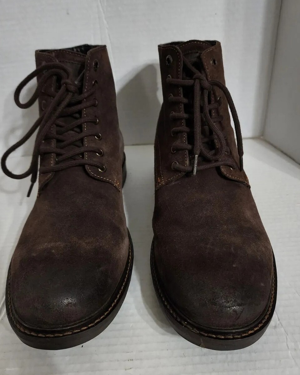 LEVI\'S Men\'s 13 Brown Sheffield Suede Genuine Leather Lace-up Boots Comfort Logo Levis Mens Boots 13 Brown Sheffield Suede Genuine Leather  main image 2