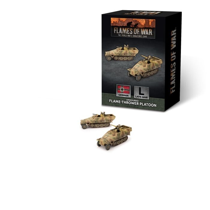 German Armoured Flame-Thrower Platoon - Late-War - Brand New - Flames of War