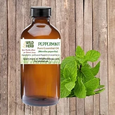 PEPPERMINT ORGANIC ESSENTIAL OIL | Pure Therapeutic Grade | Wholesale Bulk | USA